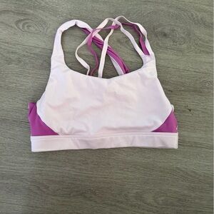 Athleta Pink and Purple Sports Bra